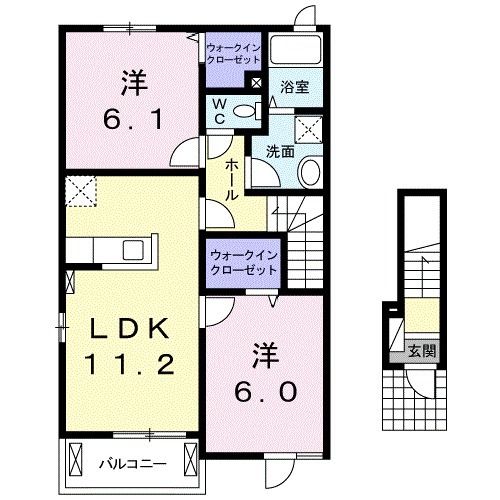 コーポ淳の間取り