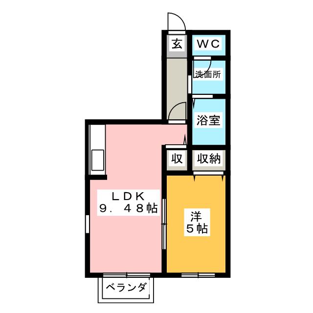 プレザント南鴨宮の間取り