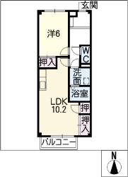 コンフォート坂祝の間取り