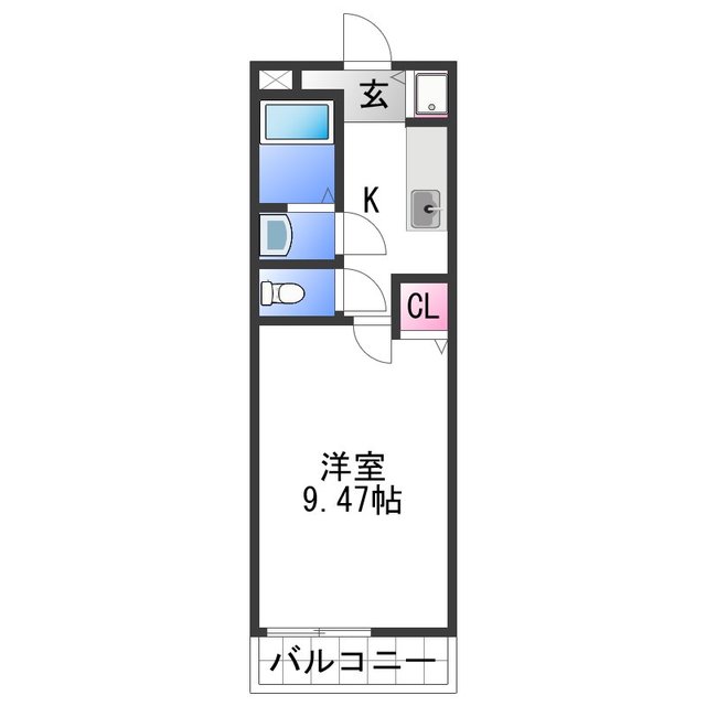 フジパレス太田の間取り