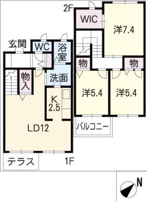 アモーデ大谷の間取り