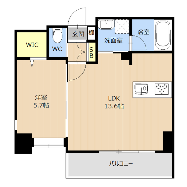 ＰＲＯＵＤ上熊本の間取り