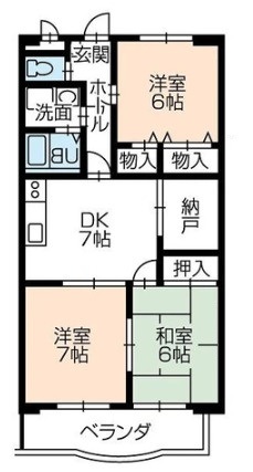 サンルミナスMの間取り