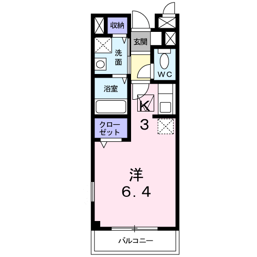 パストラルの間取り