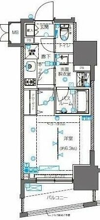 ZOOM横浜桜木町の間取り