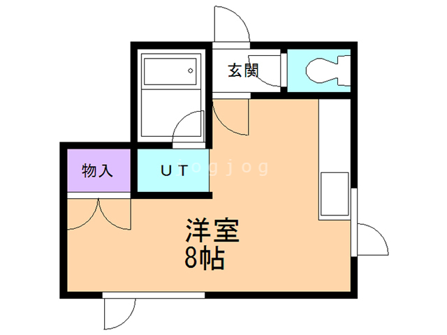 【札幌市西区西町北のアパートの間取り】