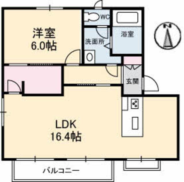 ドミール鈴蘭　Ａ棟の間取り