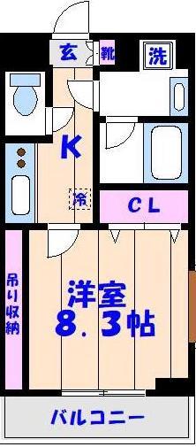 クレメゾン妙典の間取り