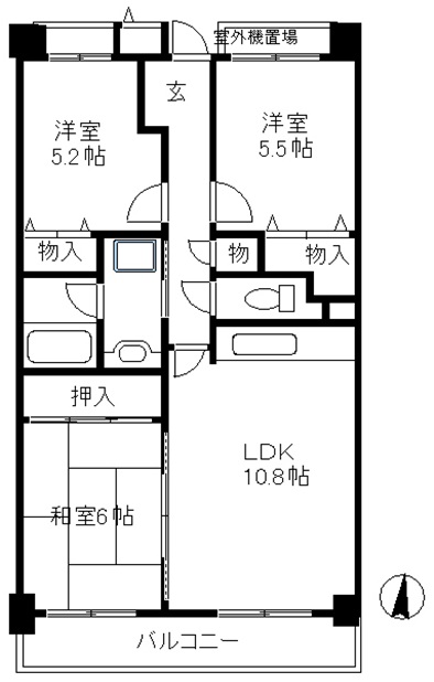 グレイスハイツ六甲の間取り