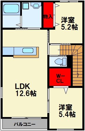 コーポラスオリオンの間取り