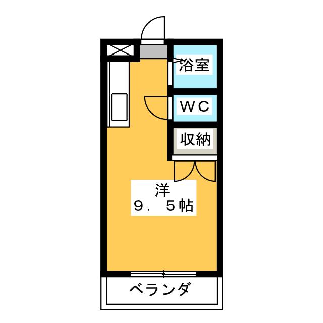 セゾンタカヤの間取り