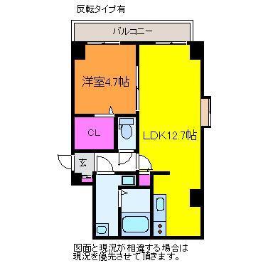 ブラスト南万代の間取り