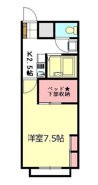 入間郡三芳町大字藤久保のアパートの間取り