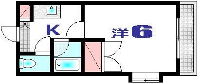 広島市中区広瀬町のマンションの間取り