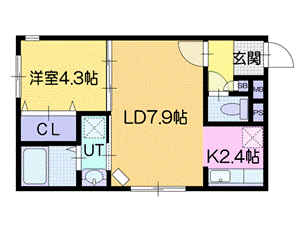 仮）北広島市稲穂町西4丁目ＭＳの間取り