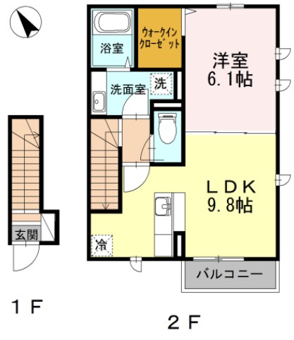 Sunrise大井町の間取り