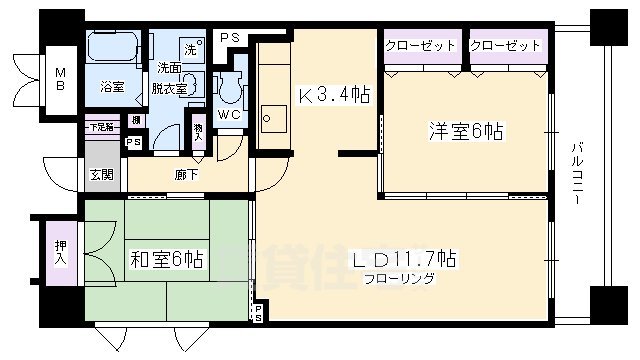 メゾン油小路の間取り