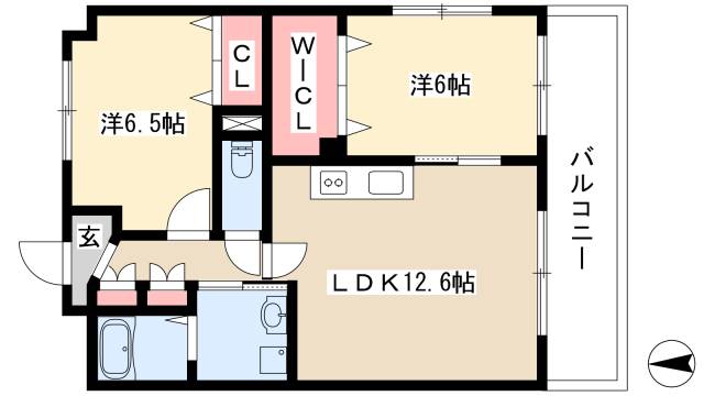 プルミエマルシェの間取り