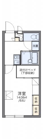 レオパレスサン　マリノの間取り