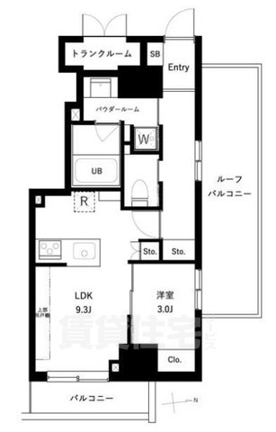 アーバンパーク高井戸の間取り