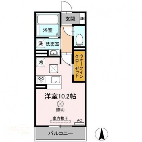 カーサ　フェリスの間取り