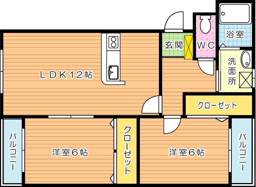 プレステージ加奈陀の間取り