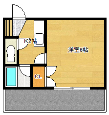 エステート三滝の間取り