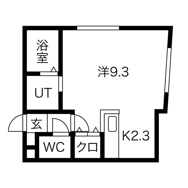 Garden South 1の間取り