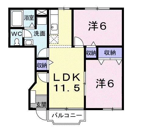 フレッサの間取り