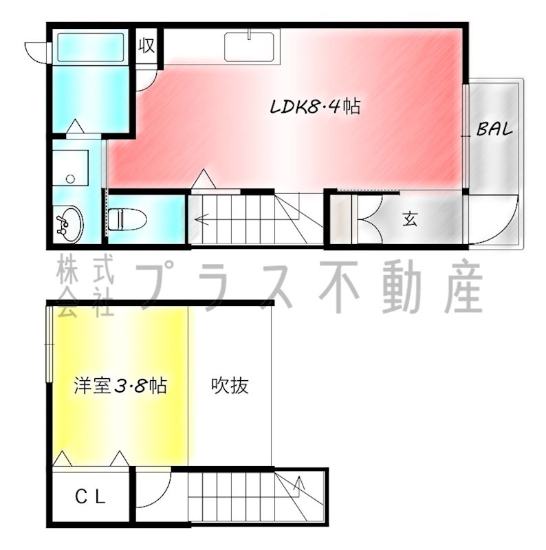 【シアハウス木屋瀬の間取り】