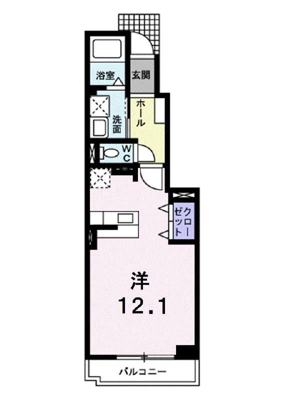 カーサ・ミトモIIの間取り