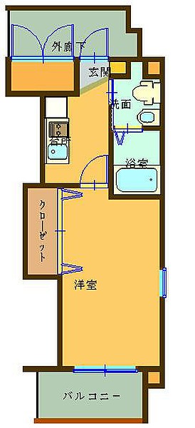 呉市広本町のマンションの間取り