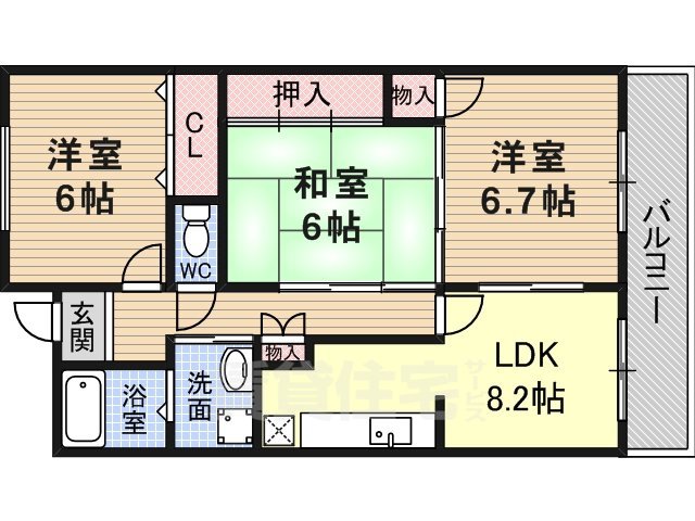 サウスファームの間取り