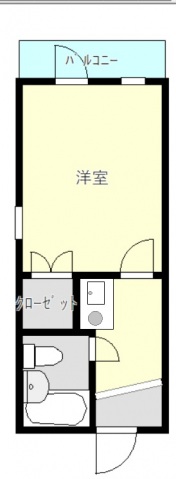 広島市中区舟入幸町のマンションの間取り