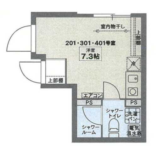 杉並区阿佐谷南のマンションの間取り