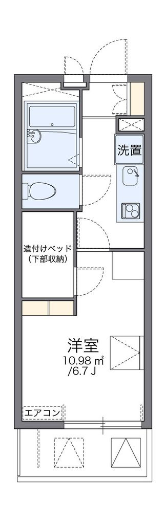 レオパレスソフィア　弐番館の間取り