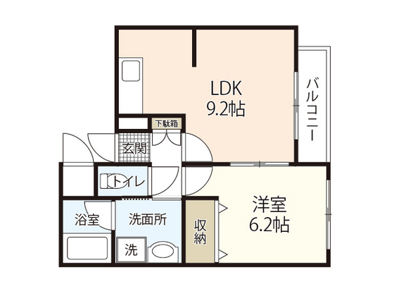 バロンズコートの間取り