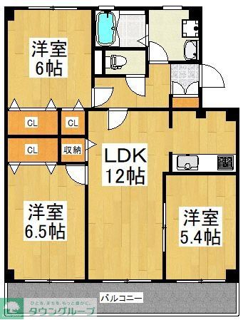 ふじみ野市亀久保のマンションの間取り