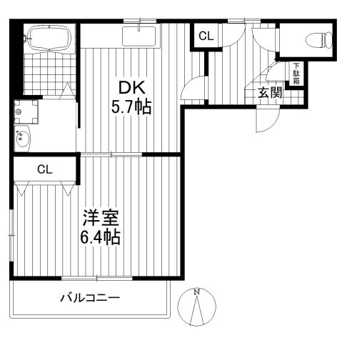 MAISON　PLEASUREIIの間取り