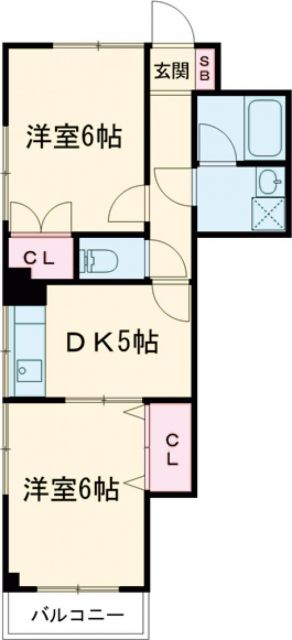 東京都足立区扇１（マンション）の賃貸物件の間取り