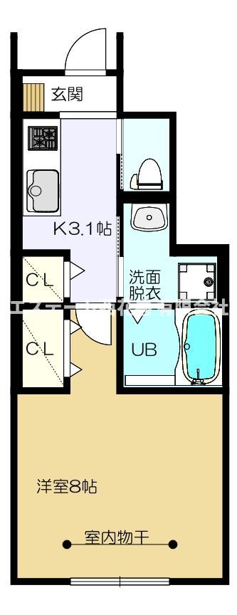 El alivio(エル・アルビオ） C棟の間取り