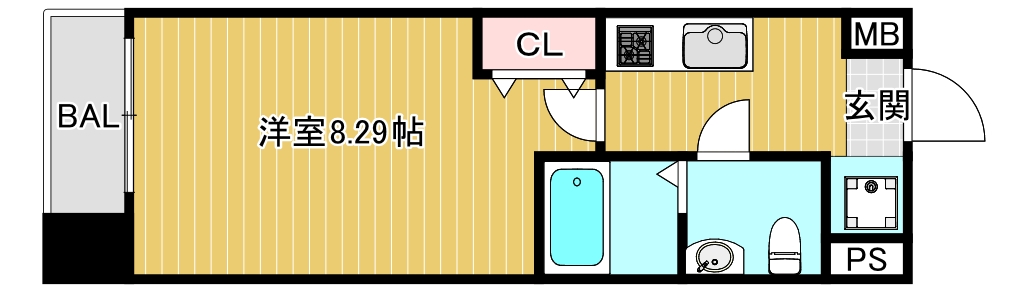 サンヴィラ都島北通の間取り