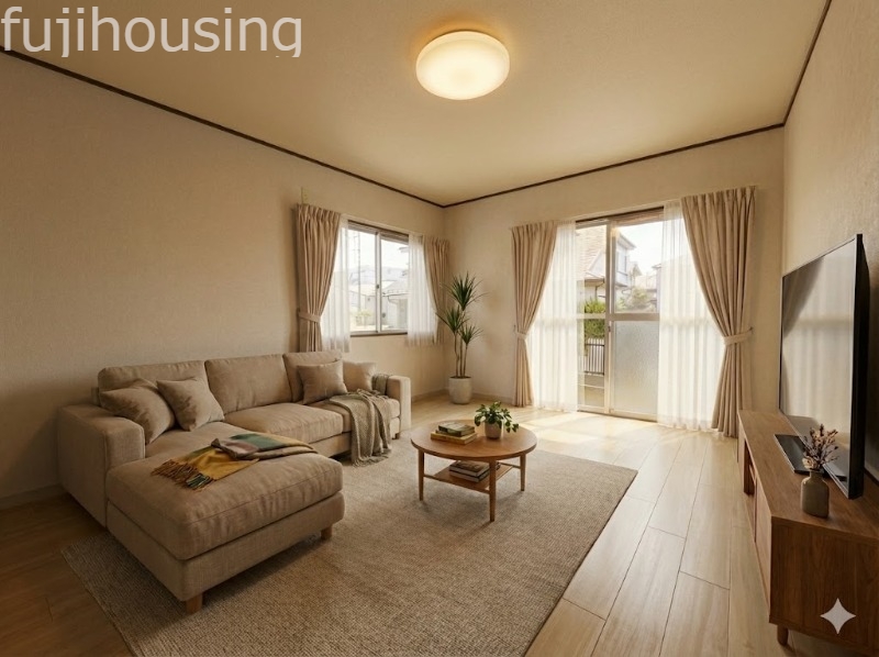 居室・リビング　ＡＩレイアウトイメージ