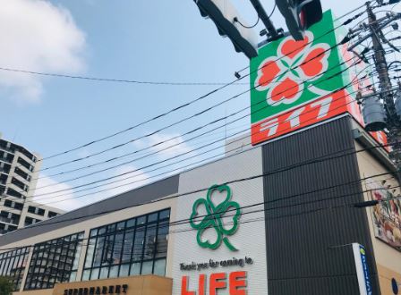 スーパー　ライフ深川猿江店（スーパー）まで402m