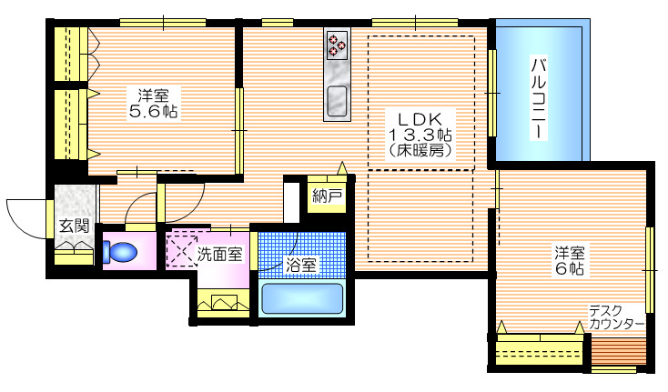 AI・Grandir逗子の間取り