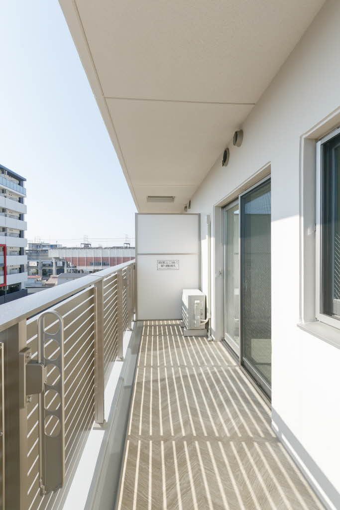 バルコニー　東向きのバルコニー♪