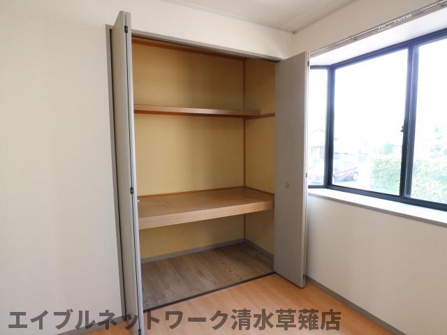 収納　十分な収納スペースがあります