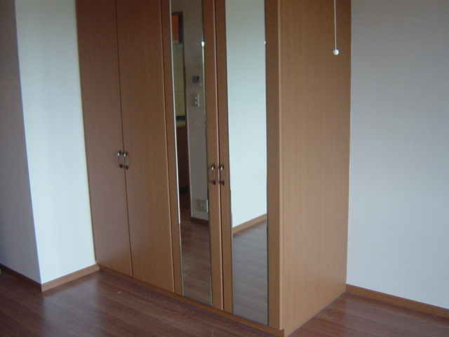 収納　鏡付き収納（反面）