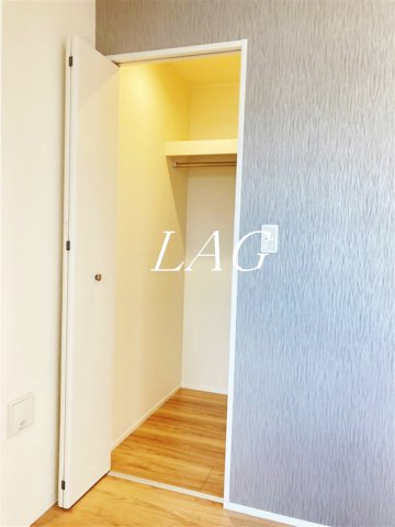 収納　ウォークインクローゼットです。