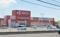 ホームセンター　ベスト電器佐賀小城店（ホームセンター）まで185m